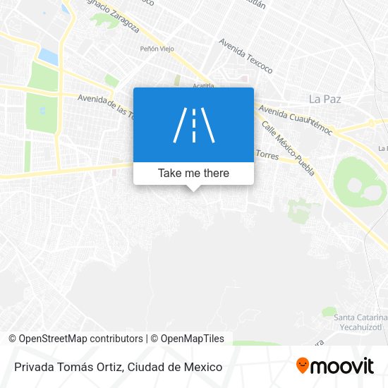 Privada Tomás Ortiz map