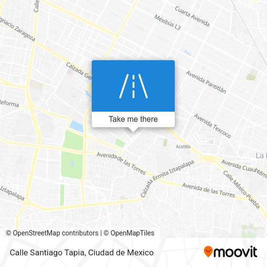 Calle Santiago Tapia map
