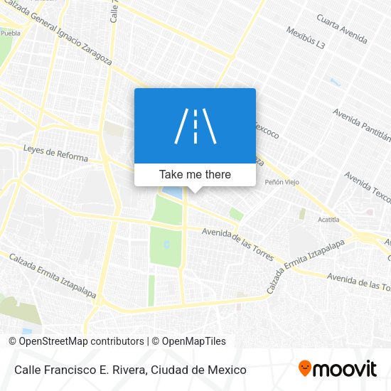 Mapa de Calle Francisco E. Rivera