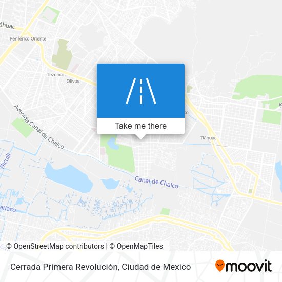 Cerrada Primera Revolución map