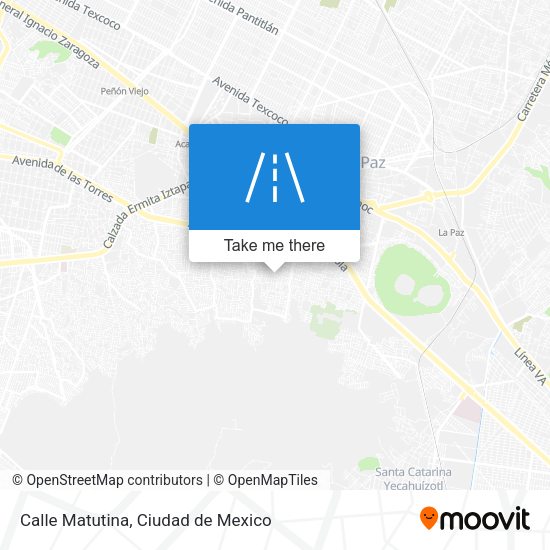Calle Matutina map