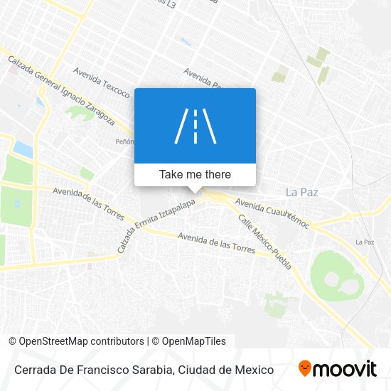 Cerrada De Francisco Sarabia map
