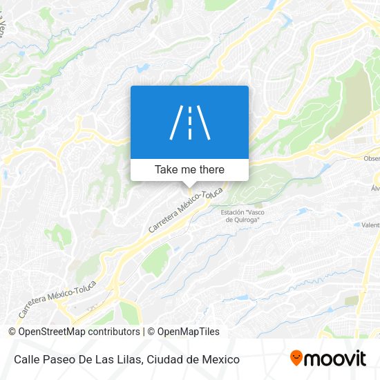 Mapa de Calle Paseo De Las Lilas