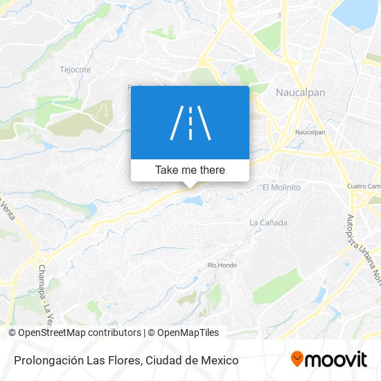 Prolongación Las Flores map