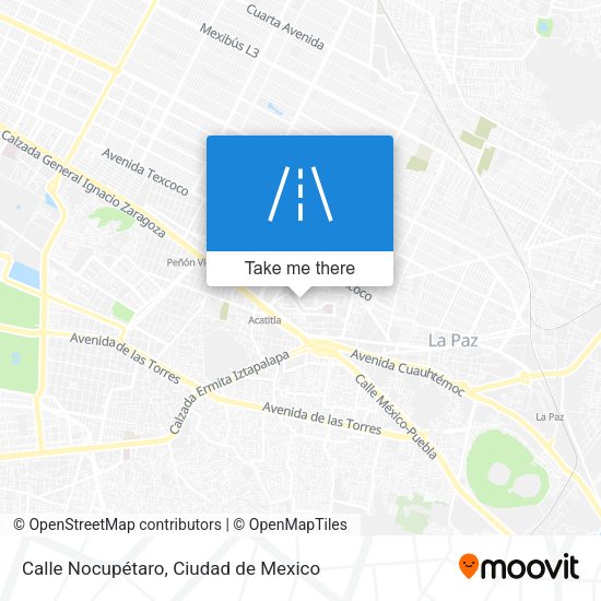 Calle Nocupétaro map