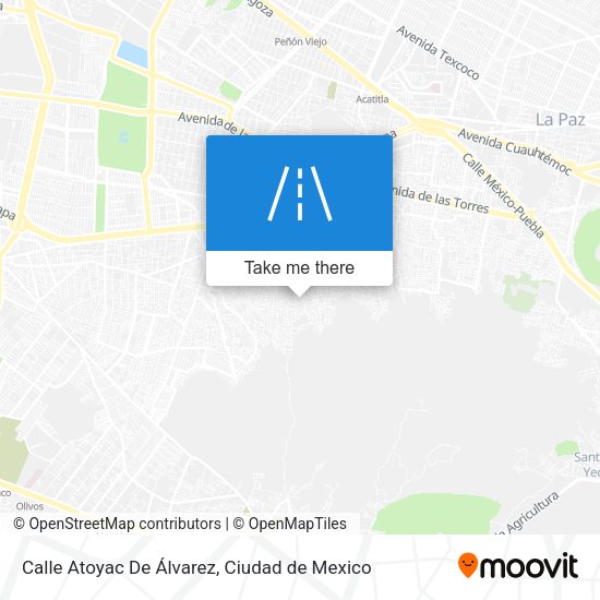 Calle Atoyac De Álvarez map
