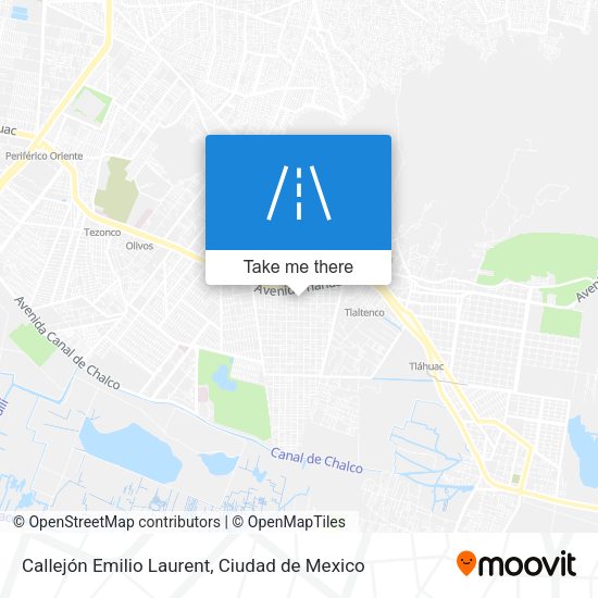Callejón Emilio Laurent map