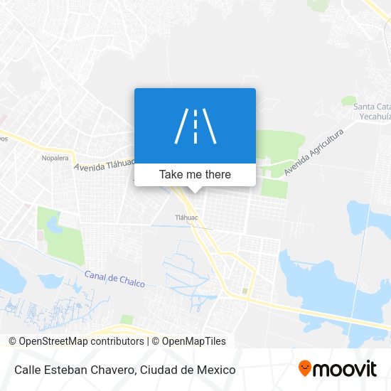 Calle Esteban Chavero map