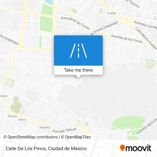 Calle De Los Pinos map