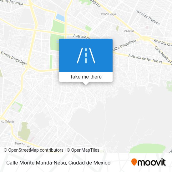 Calle Monte Manda-Nesu map