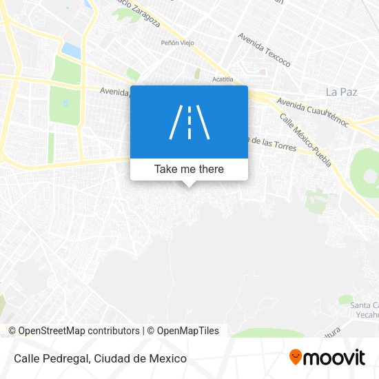 Calle Pedregal map