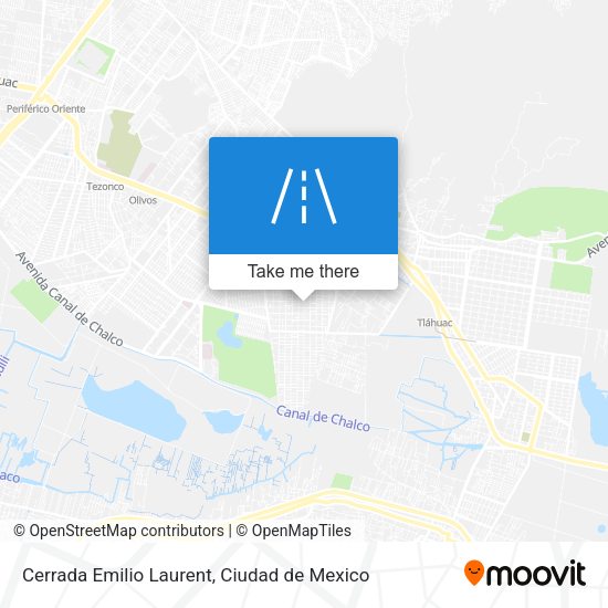 Cerrada Emilio Laurent map