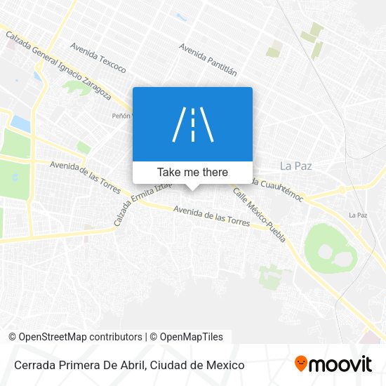 Mapa de Cerrada Primera De Abril