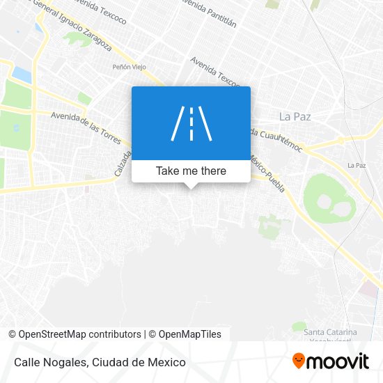 Calle Nogales map