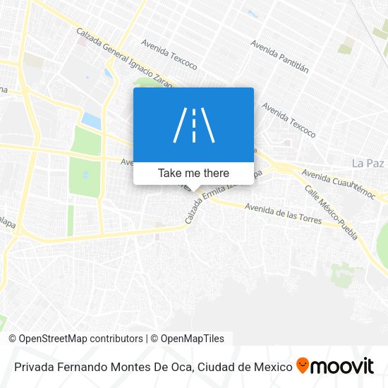 Mapa de Privada Fernando Montes De Oca