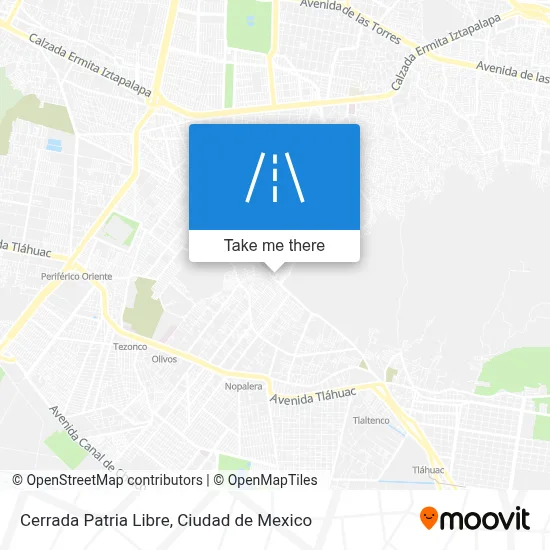 Cerrada Patria Libre map