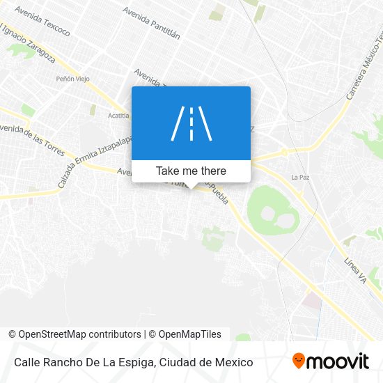 Calle Rancho De La Espiga map