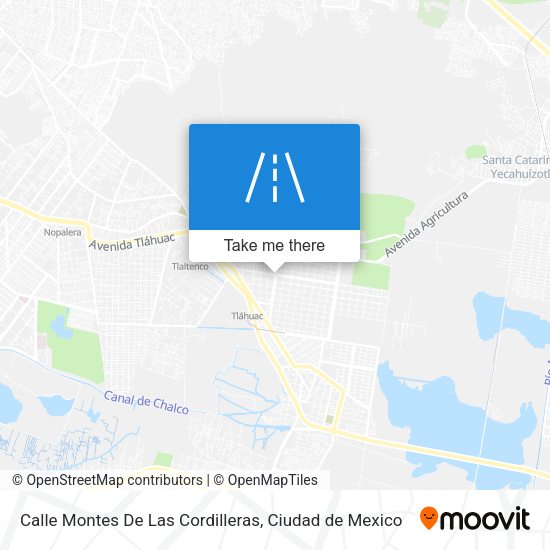 Calle Montes De Las Cordilleras map