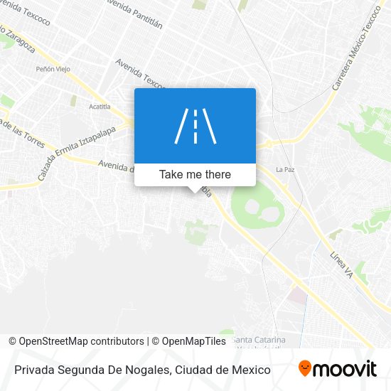 Mapa de Privada Segunda De Nogales