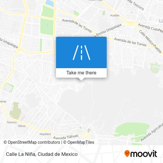 Calle La Niña map