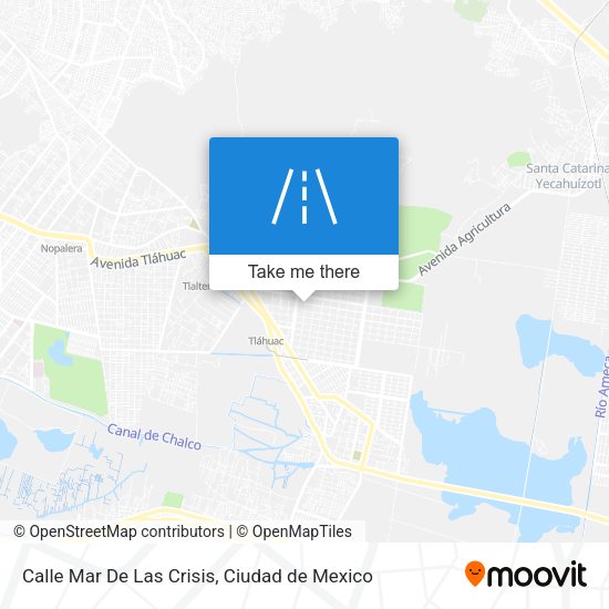 Calle Mar De Las Crisis map