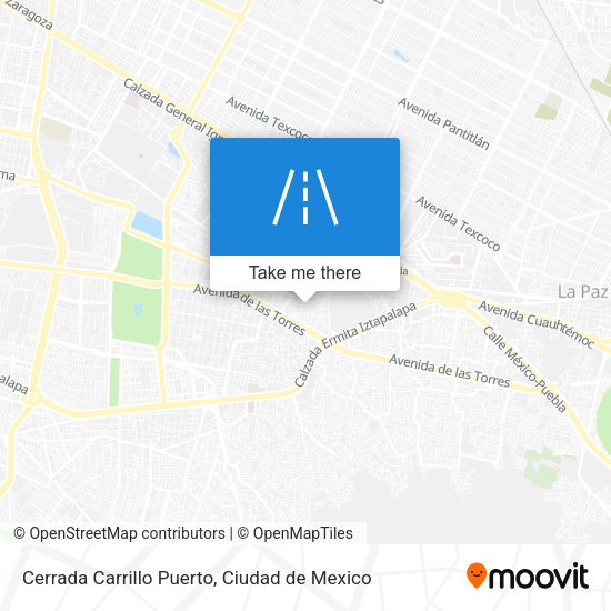 Cerrada Carrillo Puerto map