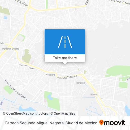 Cerrada Segunda Miguel Negrete map