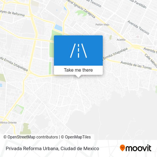 Mapa de Privada Reforma Urbana