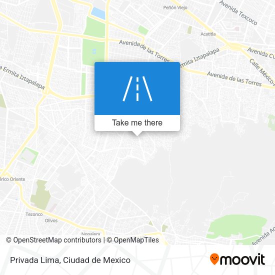 Mapa de Privada Lima