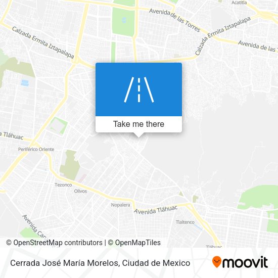 Mapa de Cerrada José María Morelos