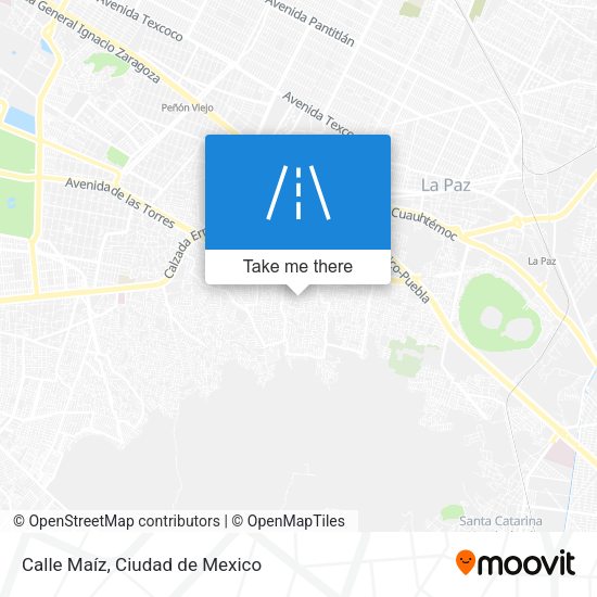 Calle Maíz map