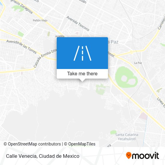 Calle Venecia map