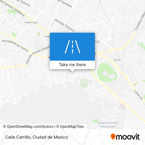 Mapa de Calle Carrillo