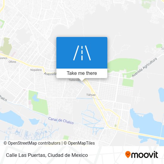 Mapa de Calle Las Puertas
