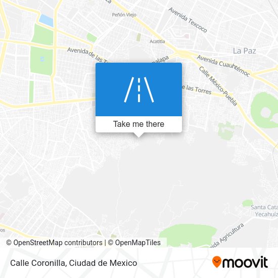 Calle Coronilla map
