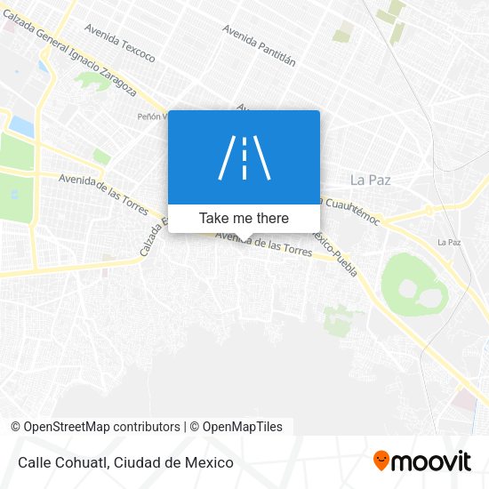 Calle Cohuatl map