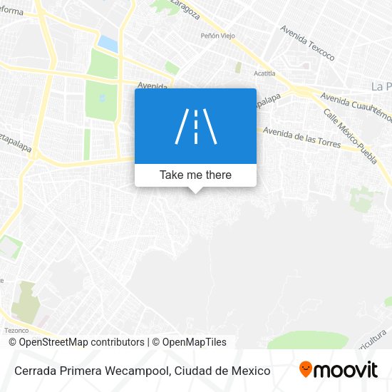 Cerrada Primera Wecampool map