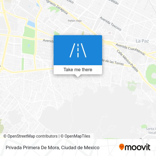 Privada Primera De Mora map