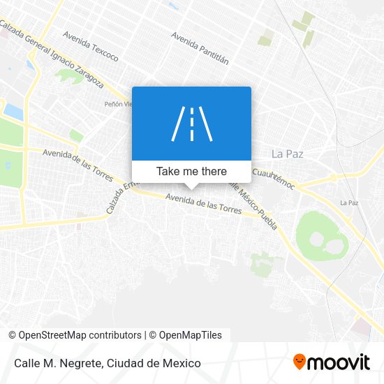 Mapa de Calle M. Negrete