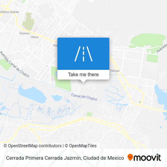Mapa de Cerrada Primera Cerrada Jazmín