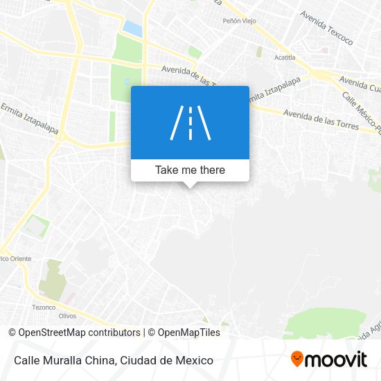 Calle Muralla China map
