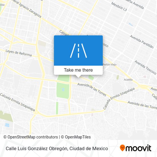 Calle Luis González Obregón map