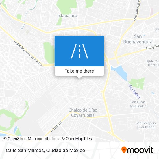 Calle San Marcos map