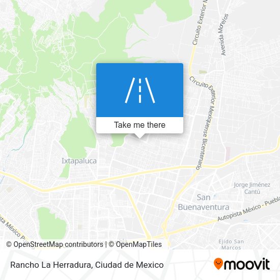 Rancho La Herradura map