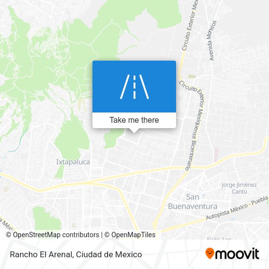 Rancho El Arenal map
