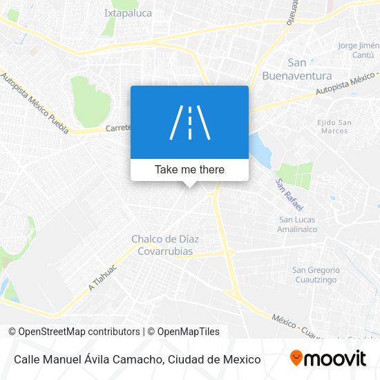 Calle Manuel Ávila Camacho map
