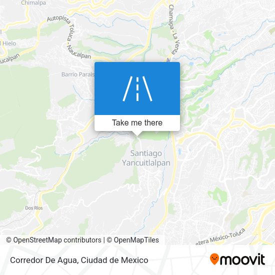 Corredor De Agua map