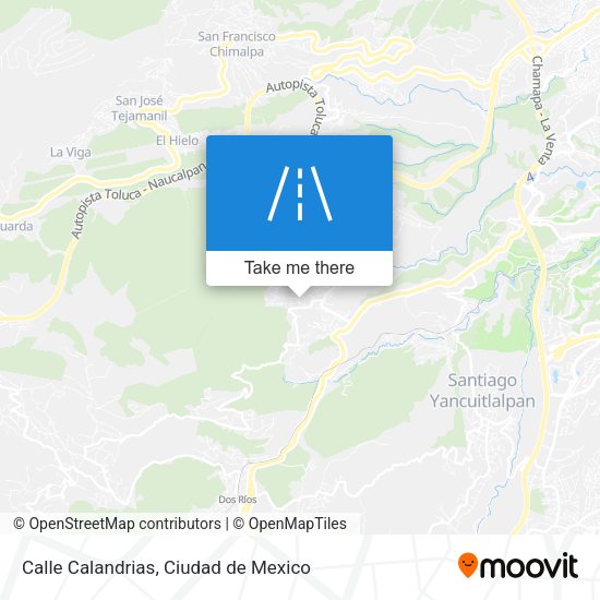Calle Calandrias map