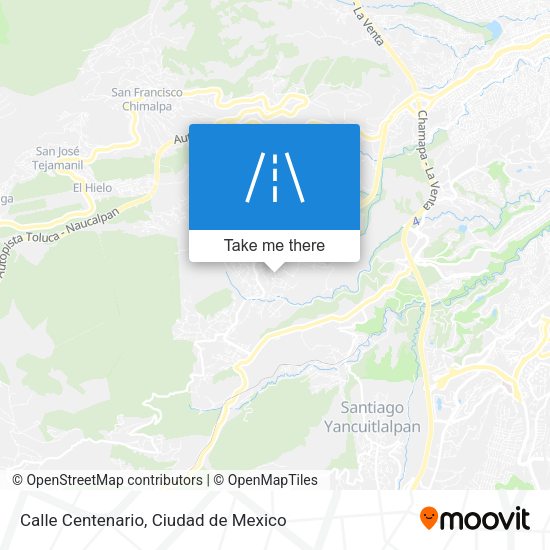 Mapa de Calle Centenario