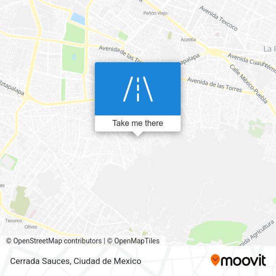 Mapa de Cerrada Sauces